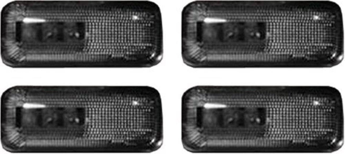 ACCESS 264131BK LED Fender Lights 2002-2007 Dodge RAM Dually (4-Piece Set) - Smoke Lens with Black Trim