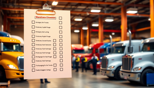 The Ultimate Truck Maintenance Checklist for Fleet Managers