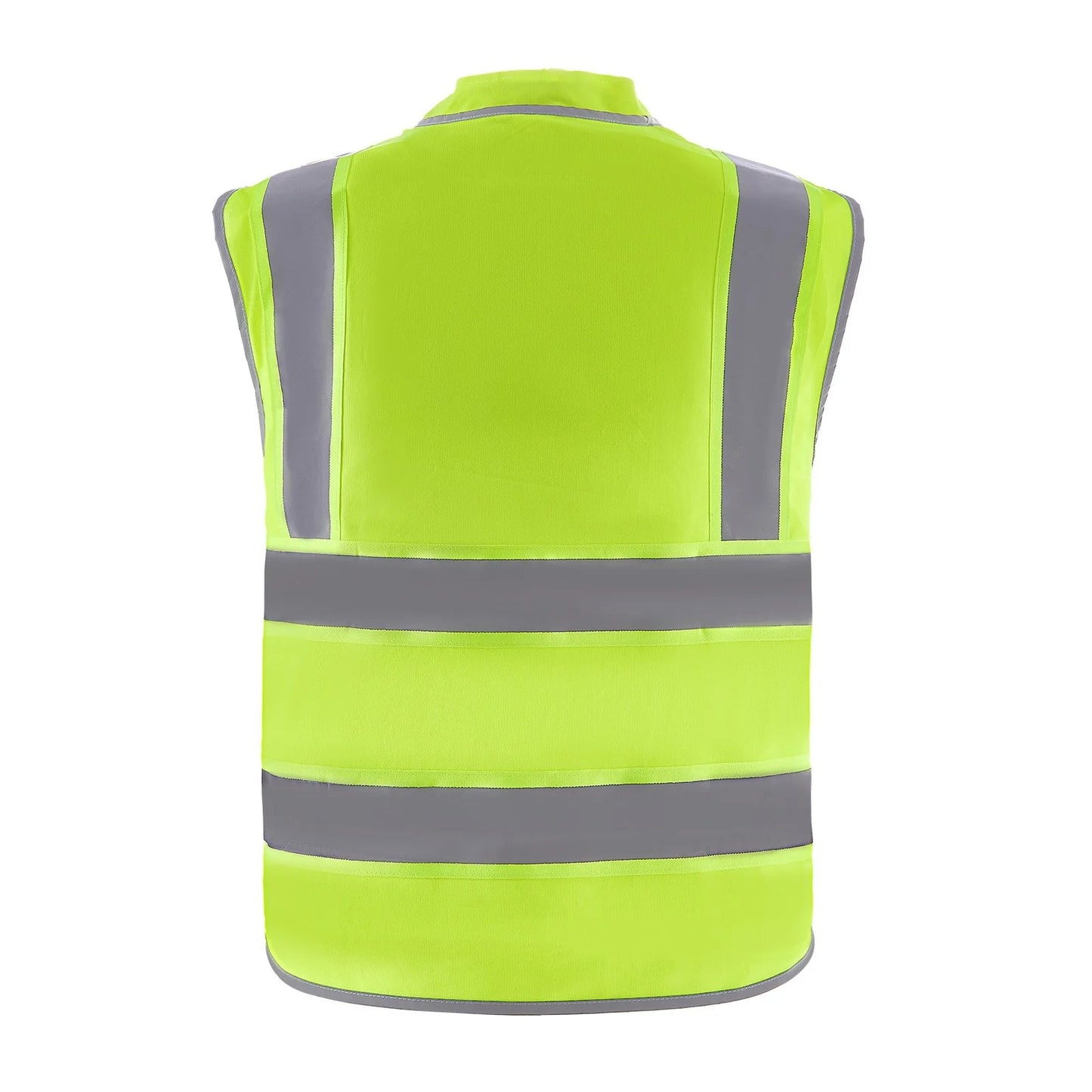 Safety Vest Reflective Yellow Work Vest with 10 Pockets for Men and Women