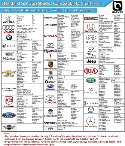 Auto Car Jumbo Sunshade Foldable Windshield Sun Shade Visor with Funny Dog Driving Pattern Design (59"X33") for Heat Block Wind Shield Screen UV Rays Full Protection, Trucks Suvs Vans