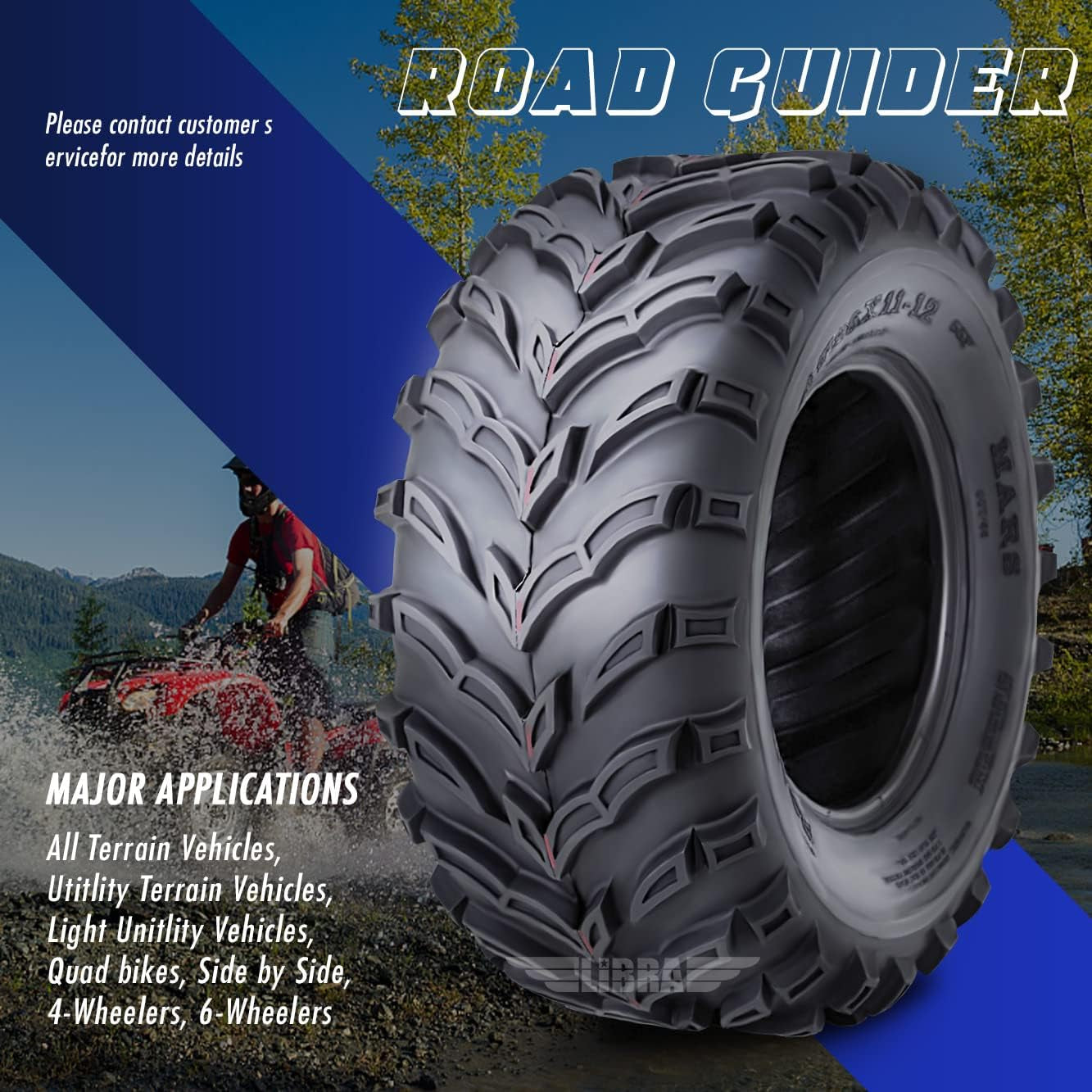 ATV/UTV Tires 25X10-12 25X10X12 6PR- Set 2-10273