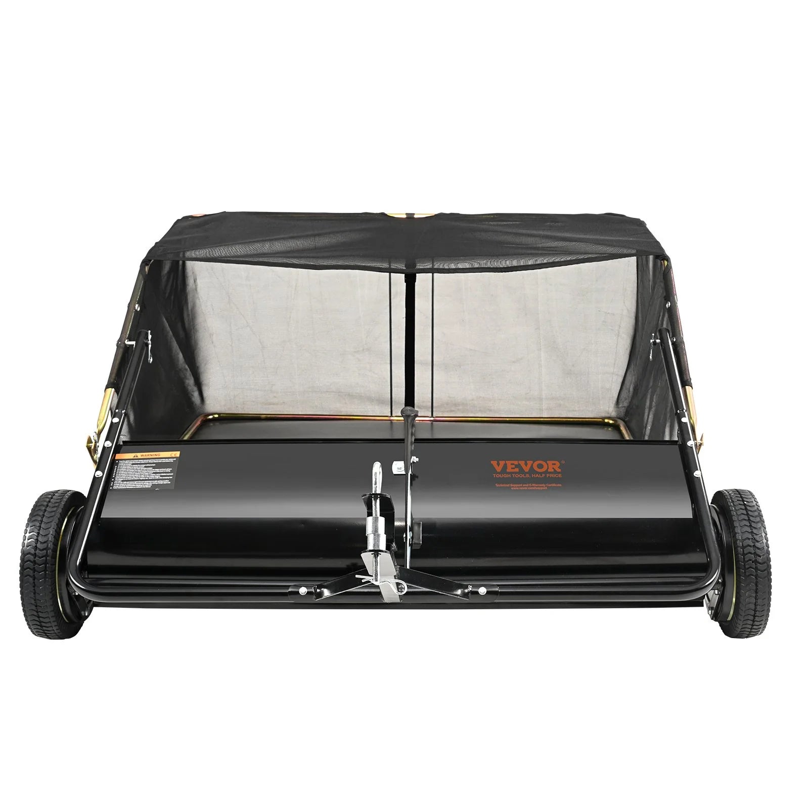 Lawn Sweeper Tow behind Leaf Yard Collector 42.5 25 Cu. Ft. Adjustable