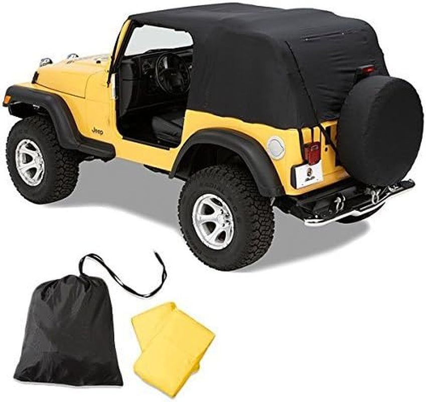 by  56813-01 Black Emergency Top for 2004-2006 Wrangler Unlimited