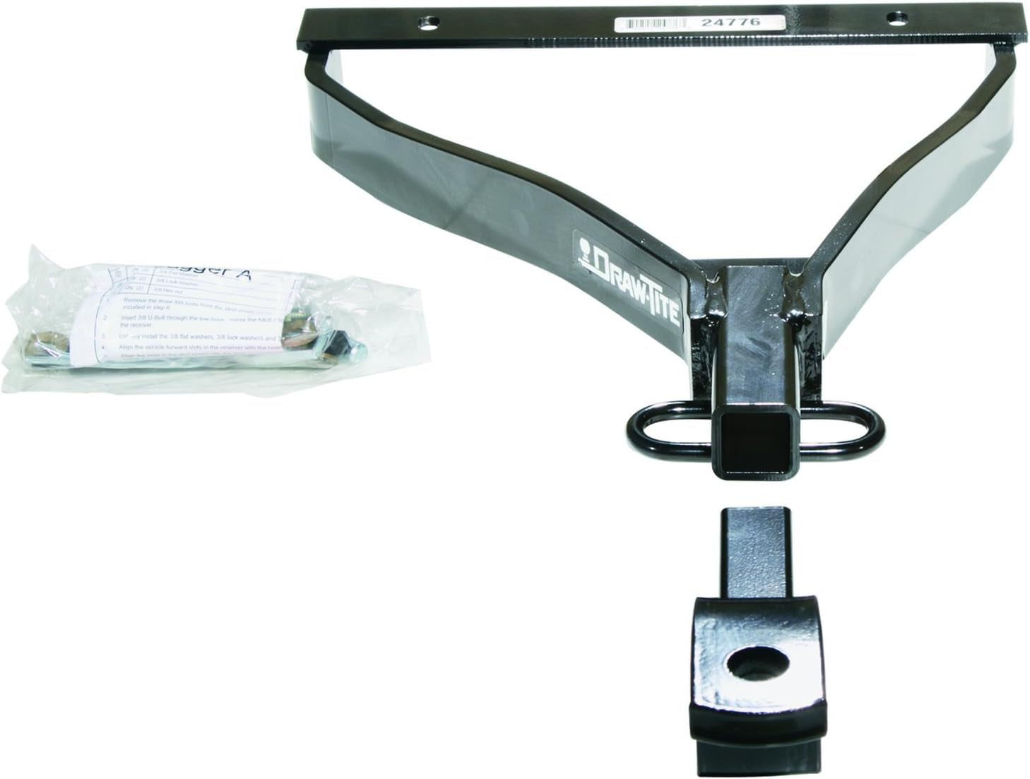 24776 Class 1 Trailer Hitch, 1.25 Inch Receiver, Black, Compatible with 2007-2008 Honda Fit