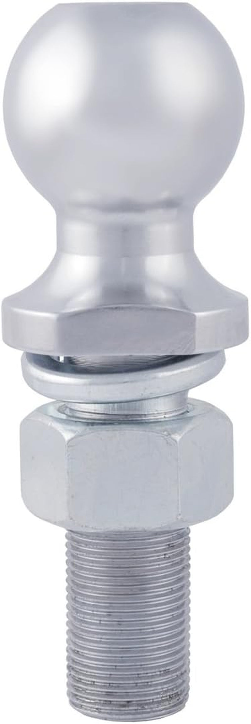 40072 Chrome Trailer Hitch Ball, 3,500 Lbs, 1-7/8-Inch Diameter, 1 X 3-Inch Shank, Silver