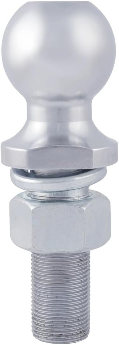 40072 Chrome Trailer Hitch Ball, 3,500 Lbs, 1-7/8-Inch Diameter, 1 X 3-Inch Shank, Silver