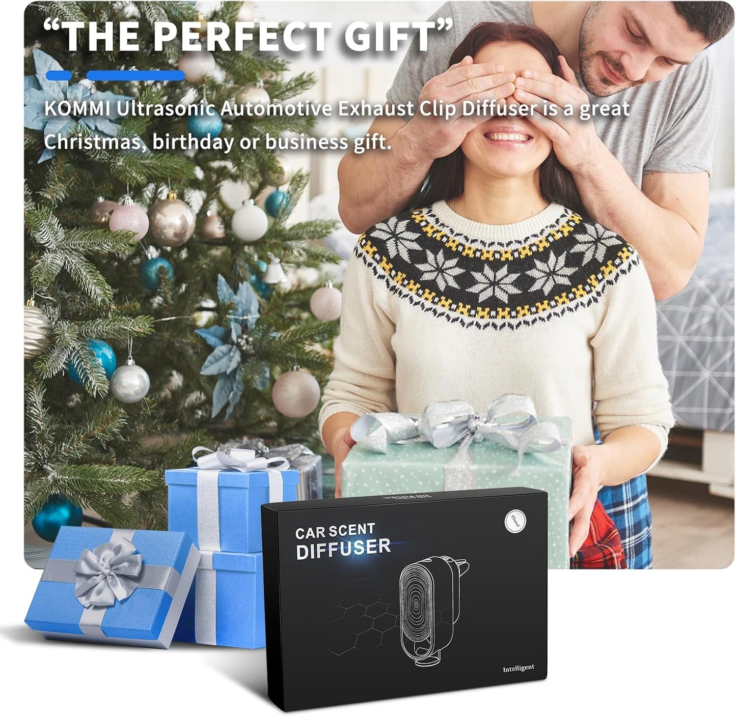 Smart Air Freshener Car Diffuser Aroma Spray Automatic Interior Car Air Freshener(Diffuser with 4 Essential Oil) (Cologne)