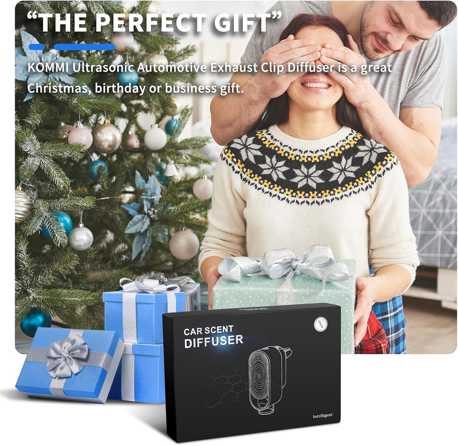 Smart Air Freshener Car Diffuser Aroma Spray Automatic Interior Car Air Freshener(Diffuser with 4 Essential Oil) (Cologne)