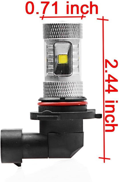 259006W Optic 360 9006 High Power LED Fog Lamp Bulb