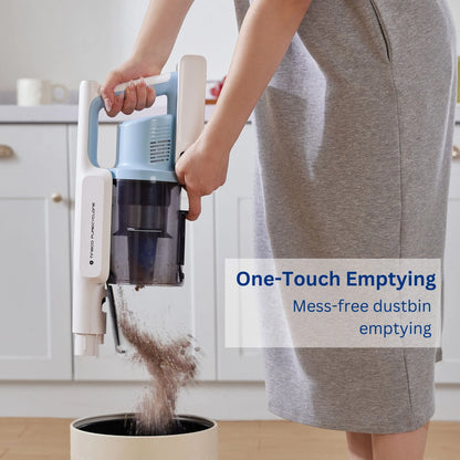 GO Cordless Stick Vacuum, 40 Min Run Time - Powder Blue (GO203)