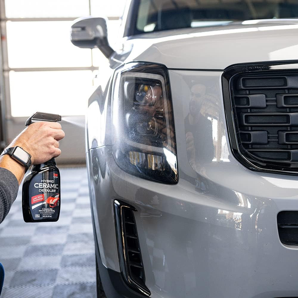 99615 Hybrid Ceramic Kit Includes Hybrid Ceramic Detailer to Enhance Exterior Paint, Hybrid Ceramic Trim Shine to Protect and Restore, Hybrid Ceramic Rain Repellent and Glass Cleaner