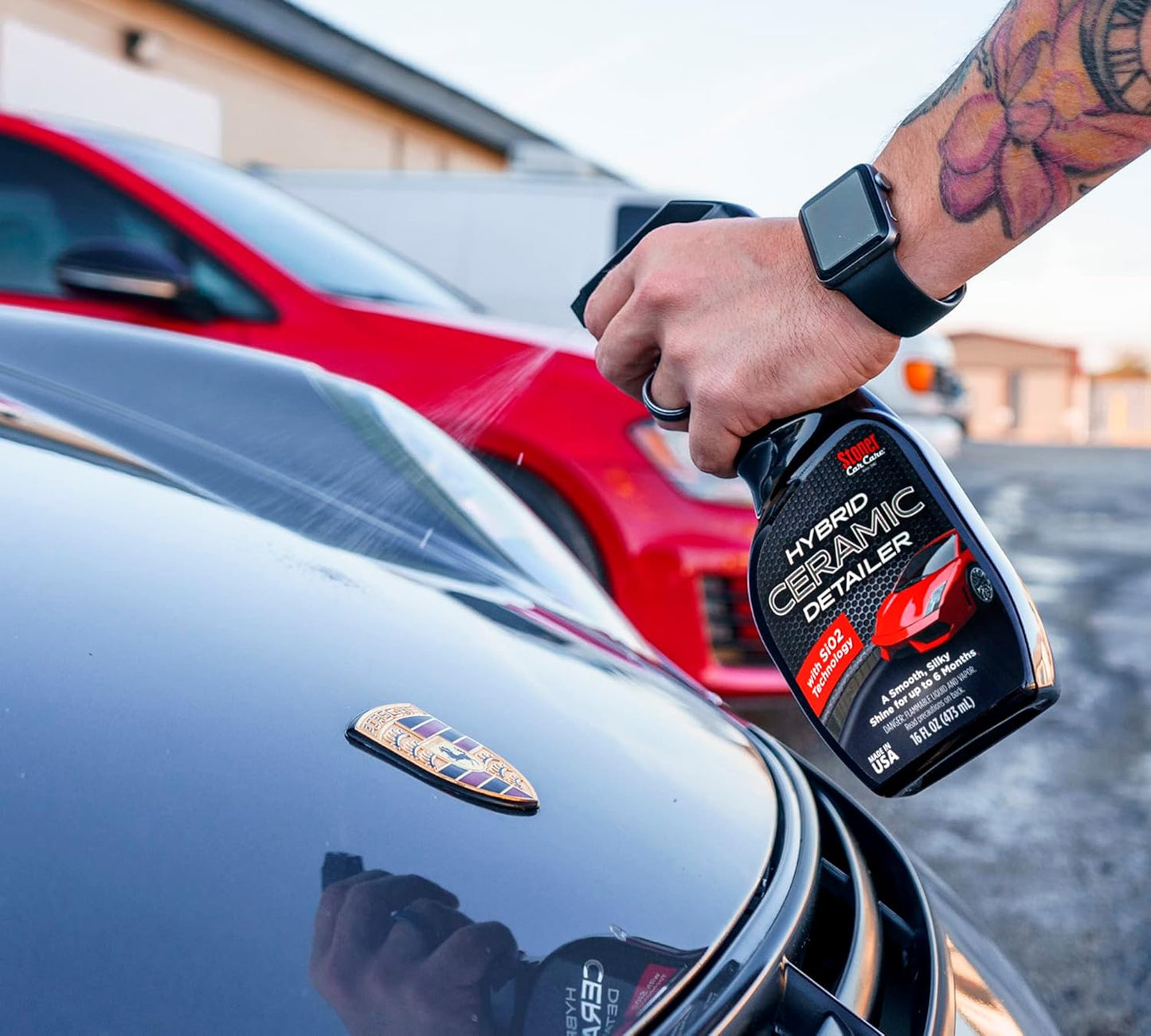 99615 Hybrid Ceramic Kit Includes Hybrid Ceramic Detailer to Enhance Exterior Paint, Hybrid Ceramic Trim Shine to Protect and Restore, Hybrid Ceramic Rain Repellent and Glass Cleaner