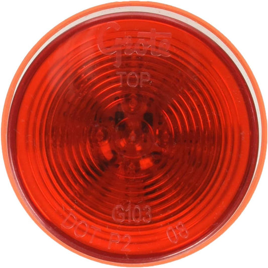 Grote G1032-5 Hi Count Red 2 1/2" LED Clearance Marker Light (Optic Lens)