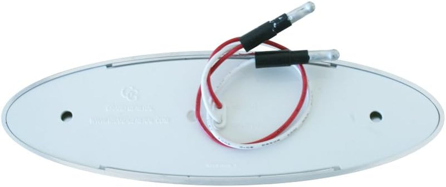 77830 Amber Ultra Thin Spyder Y2K 7-LED Marker and Clearance Sealed Light, Amber/Amber