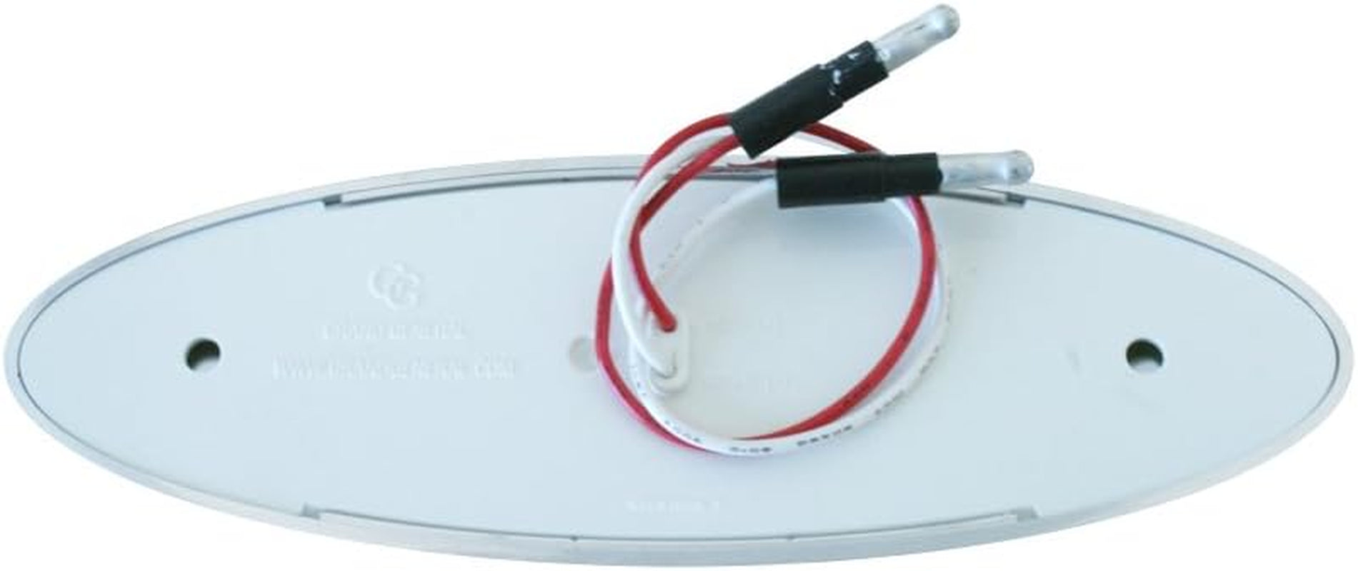 77830 Amber Ultra Thin Spyder Y2K 7-LED Marker and Clearance Sealed Light, Amber/Amber