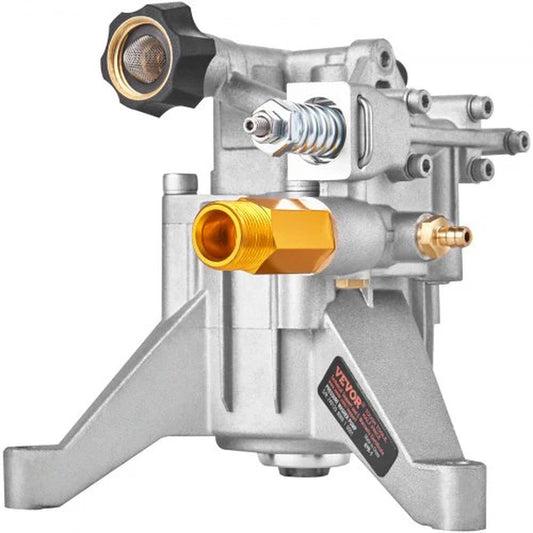 VEVOR Pressure Washer Pump, 7/8 Shaft Vertical, 3400 PSI, 2.5 GPM, Replacement Power Washer Pumps Kit, Parts Washer Pump, Compatible with Honda, Simpson, RYOBI, Briggs & Stratton, Subaru, Craftsman
