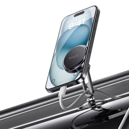 Magnetic Car Mount: 360 Degrees Rotatable Car Phone Holder - Air Vent Dashboard Windshield Car Mount