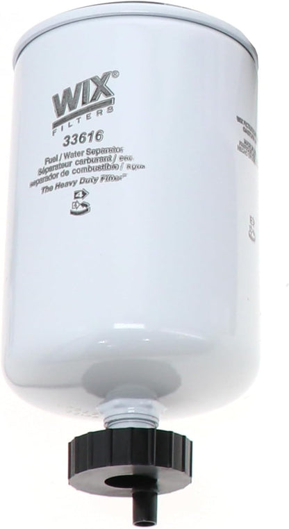 Filters - 33616 Heavy Duty Spin on Fuel Water Separator, Pack of 1