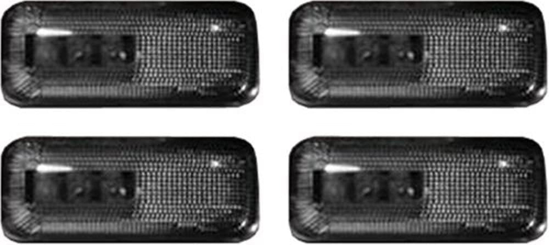 ACCESS  264131BK LED Fender Lights 2002-2007 Dodge RAM Dually (4-Piece Set) - Smoke Lens with Black Trim