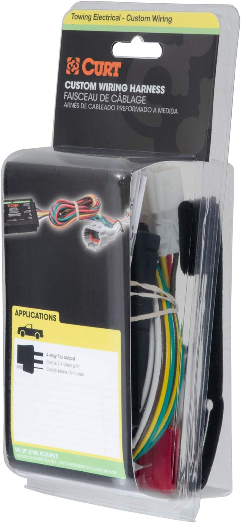 Manufacturing  55360 Vehicle-Side Custom 4-Pin Trailer Wiring Harness, Fits Select Honda Passport, Isuzu Rodeo, Sport, Amigo