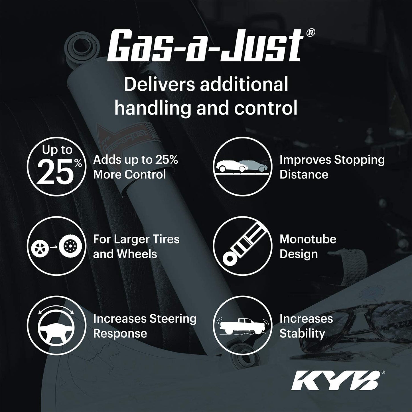 KG5443 Gas-A-Just Gas Shock