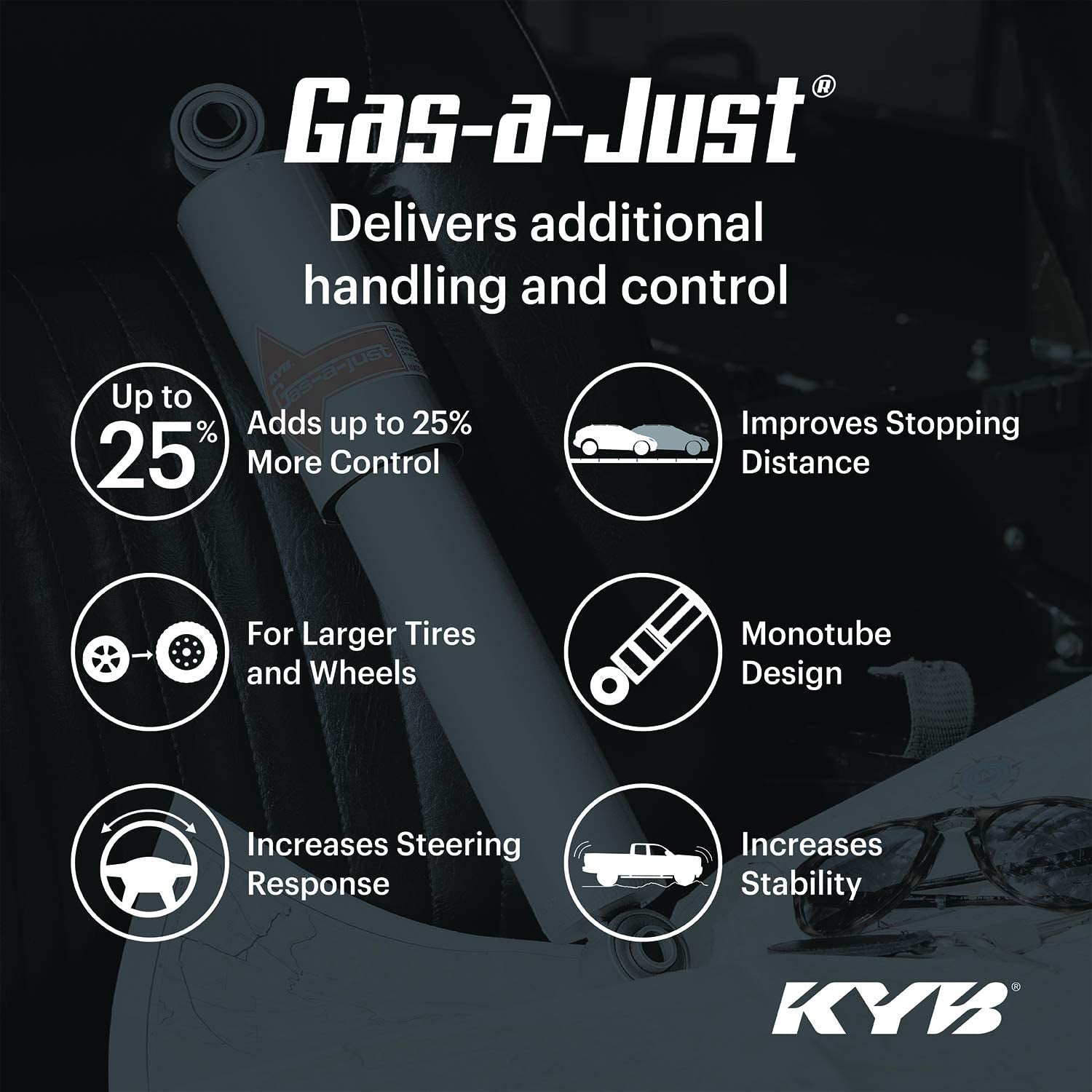 KG5443 Gas-A-Just Gas Shock