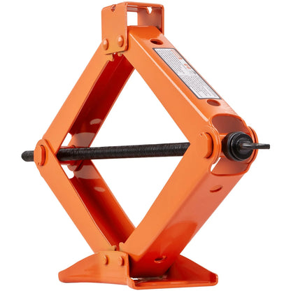 VEVOR Scissor Jack, 2.5 Ton/5512 Lbs Scissor Car Jack, 3.7-17.1 Lifting Range Scissor Lift Jack with Ratcheting Handle and L-Wrench, Portable Tire Jack for Cars Trucks Sedans Mpvs
