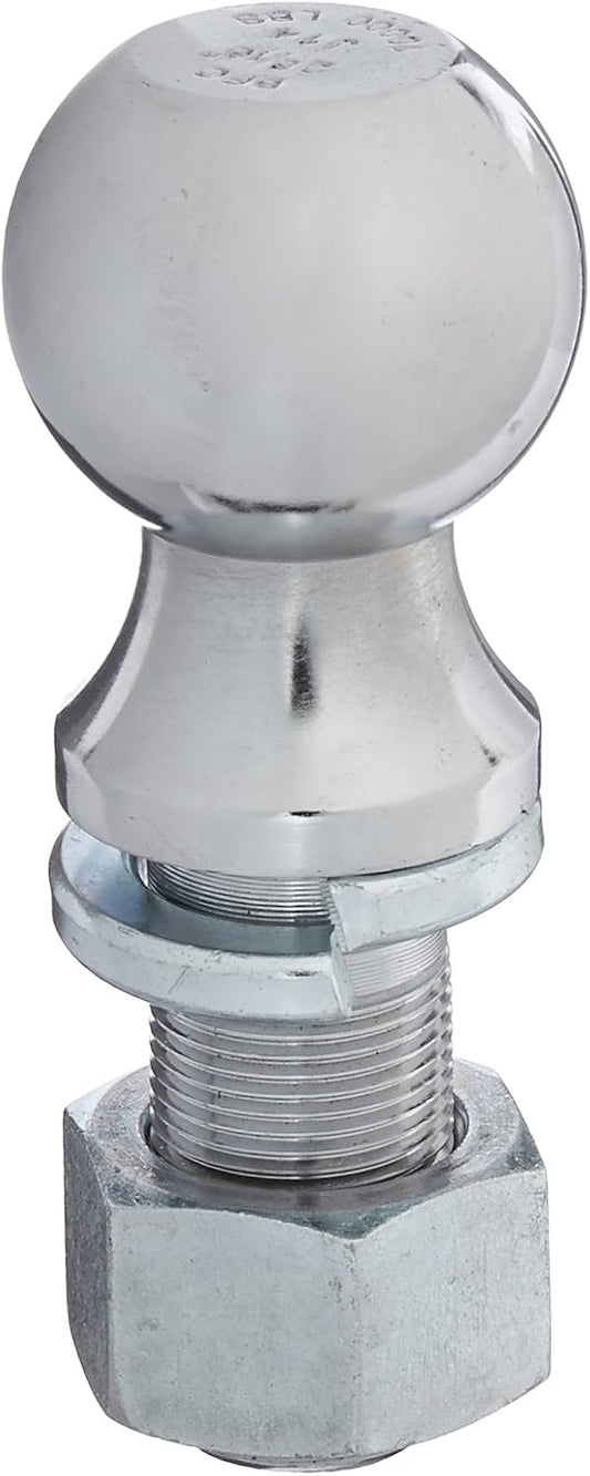 1802025 Chrome Hitch Ball, 2.3125 X 1.25 X 2.75 Inch, 1-1/4 Inch Shank, 10,000 LB MGTW, Towing Accessories