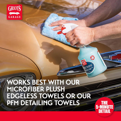 Speed Shine for Car Detailing, Quick Detailer for All Exterior Surfaces, Trim and Wheels, Provides a Glossy Finish, 11146, 35 Oz