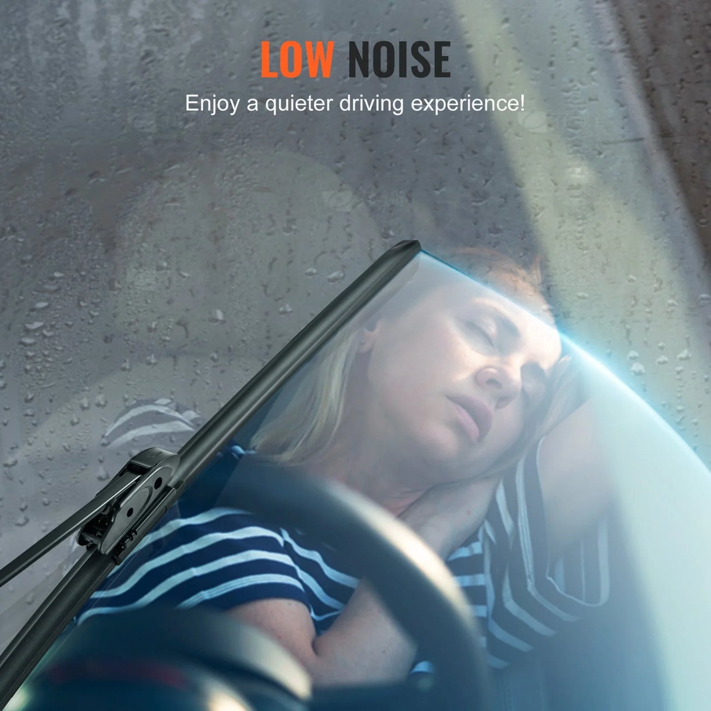 VEVOR 22 Rubber Wiper Blades, 56 Cm Universal Replacement Wind Shield Wiper