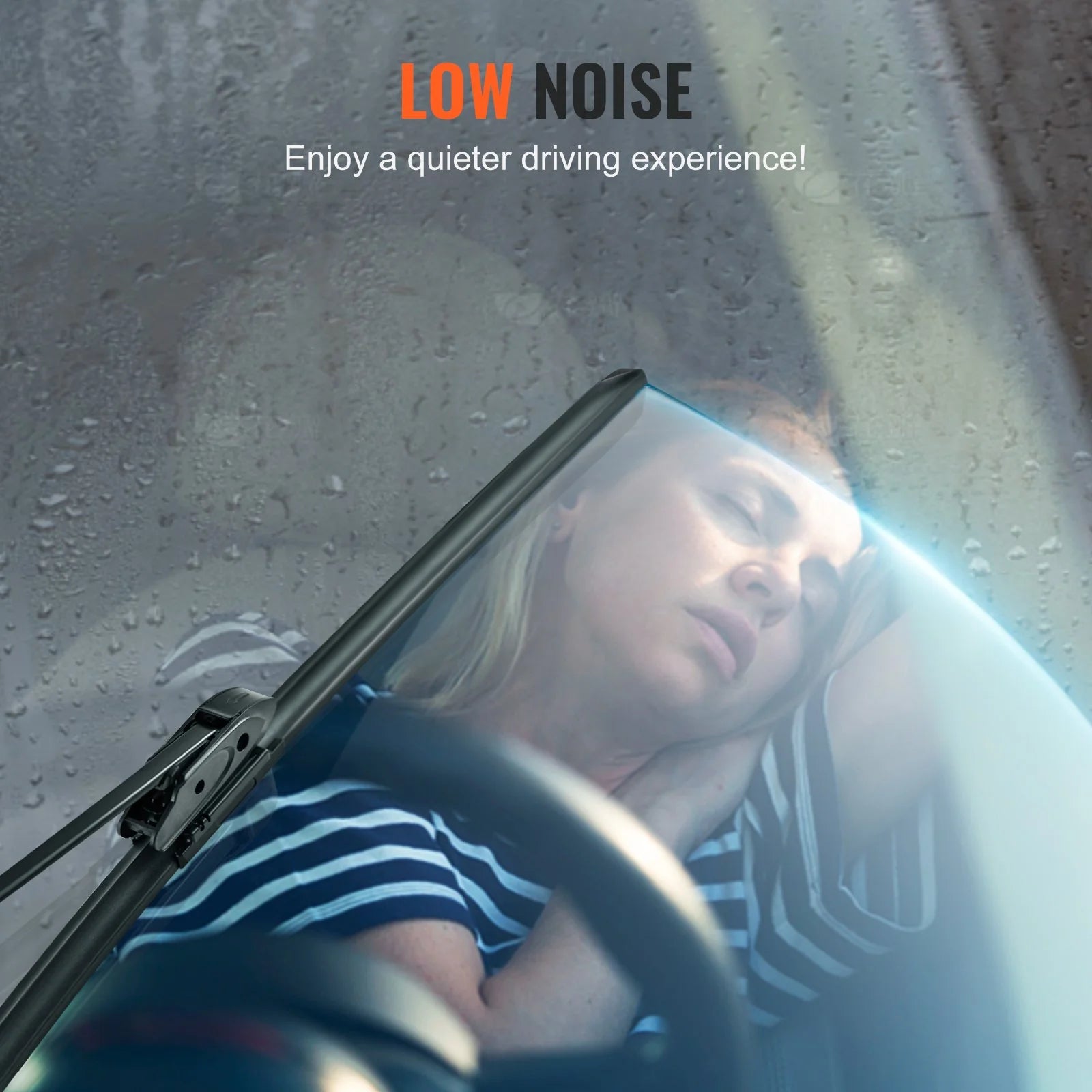 VEVOR 22 Rubber Wiper Blades, 56 Cm Universal Replacement Wind Shield Wiper