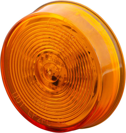G1033-5 Hi Count Yellow 2 1/2" LED Clearance Marker Light (Optic Lens)