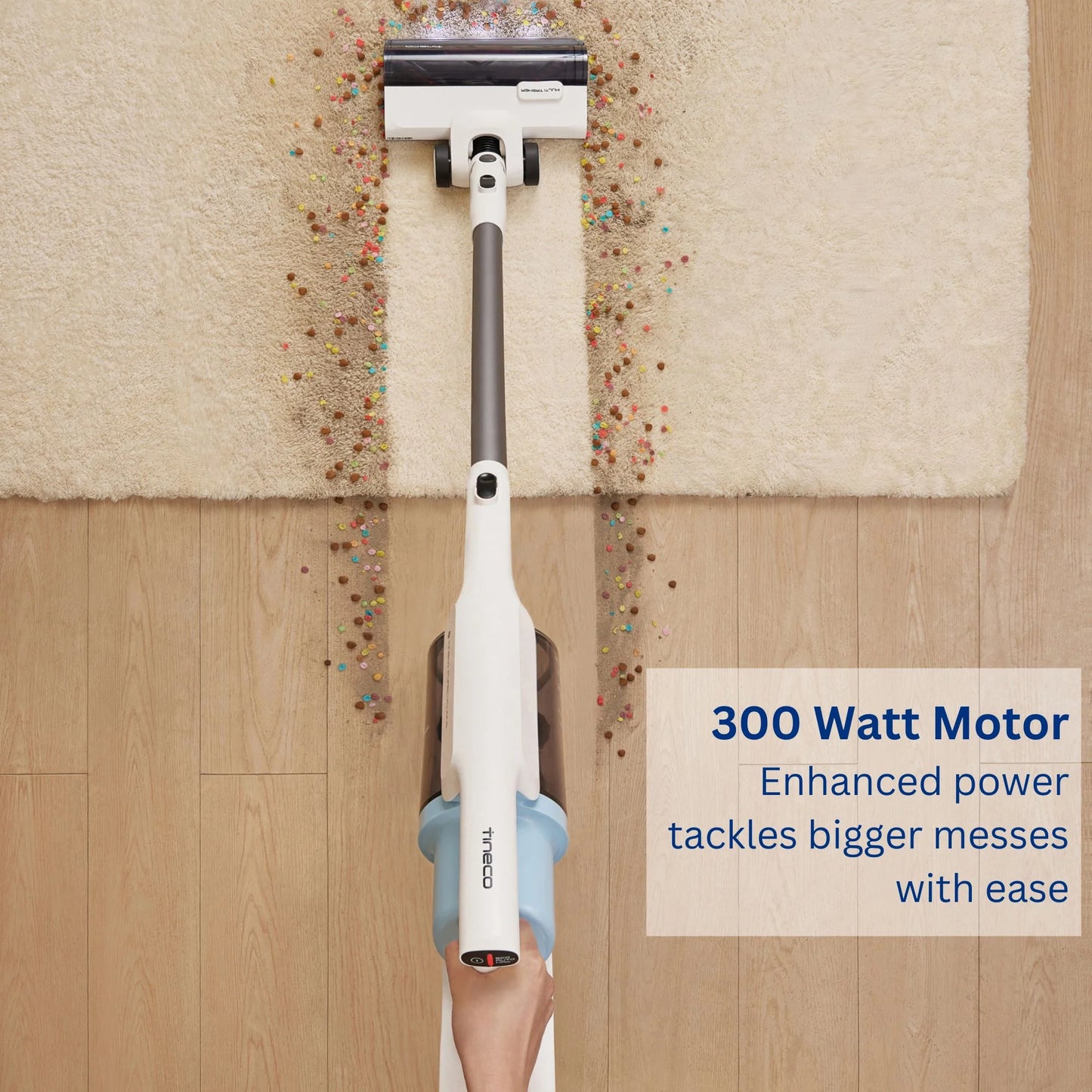 GO Cordless Stick Vacuum, 40 Min Run Time - Powder Blue (GO203)