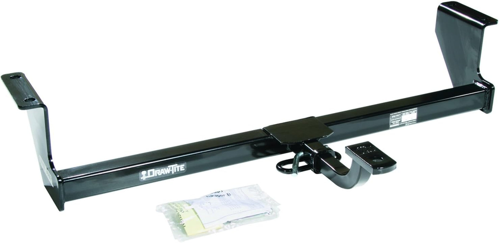 36297 Class II Frame Hitch with 1-1/4" Square Receiver Tube Opening , Black